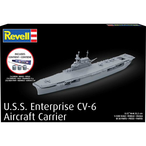 USS Enterprise CV-6 Complete Model Kit Main Image