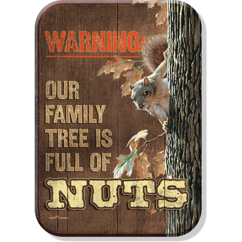 Warning Family Tree Magnet Desperate Enterprises (M2321) Main Image