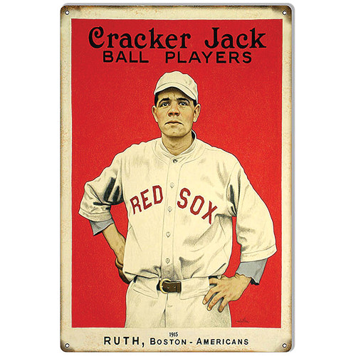 Cracker Jacks Ball Players Metal Sign RG6803  Main Image