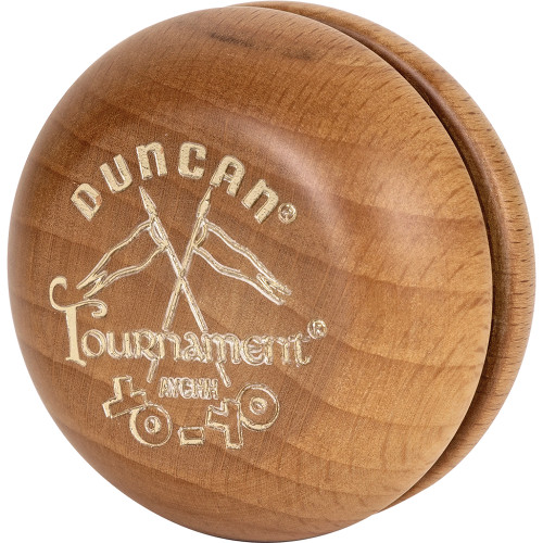 Duncan Classic Cross Flags Wood Yo-Yo - Natural Main Image