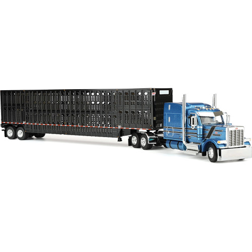Peterbilt 589 with 72" Sleeper & Wilson Silverstar Livestock Trailer Alt Image 2