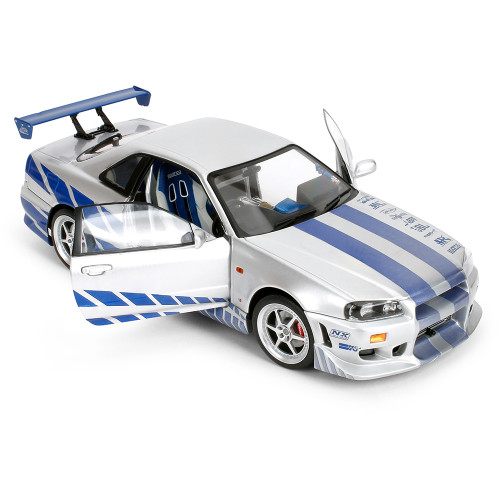 Brian's Nissan Skyline GT-R (R34) - Fast & Furious 1:18 Scale Alt Image 4
