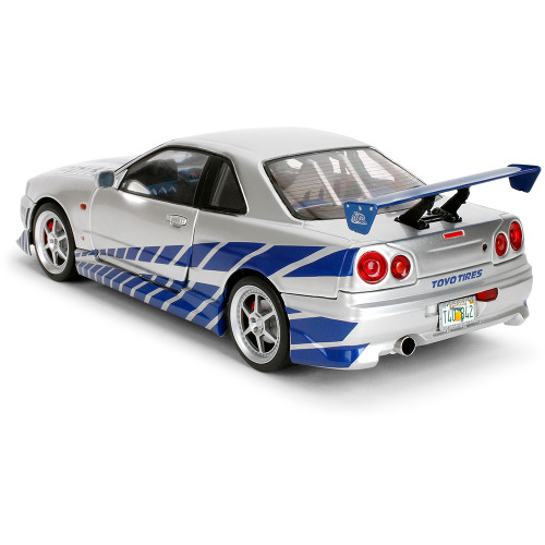 Brian's Nissan Skyline GT-R (R34) - Fast & Furious 1:18 Scale Alt Image 5