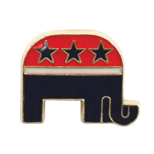 Republican Logo Lapel Pin 150409  Main Image