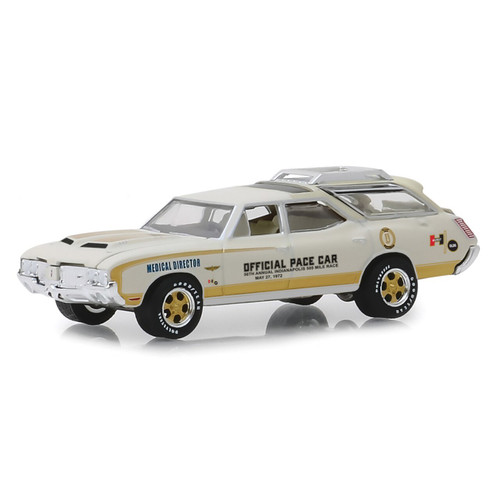 Greenlight 1972 Olds Vista Cruiser Indy 500 Medical Pace Car 164 Scale Diecast Model by Greenlight 19580NX Greenlight 1972 Olds Vista Cruiser Indy 500 Medical Pace Car 164 Scale Diecast Model by Greenlight 19580NX