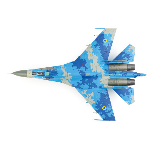 Su-27 Flanker B 1/72 Die Cast Model - HA6027 Ukrainian Air Force (with 2 x JDAM-Er gliding bombs) Alt Image 4
