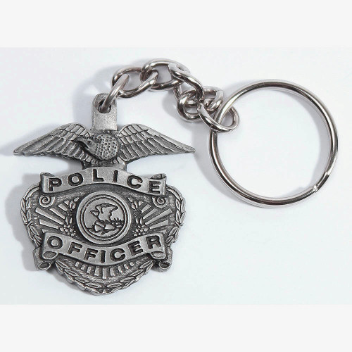 Police Logo Keychain K347 Alt Image 1