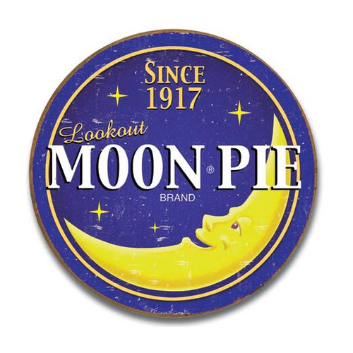Moon Pie Logo Metal Sign Main Image
