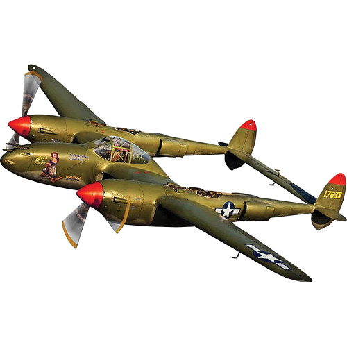 P-38 Lightning Cutout Metal Sign  LGB335 Main Image