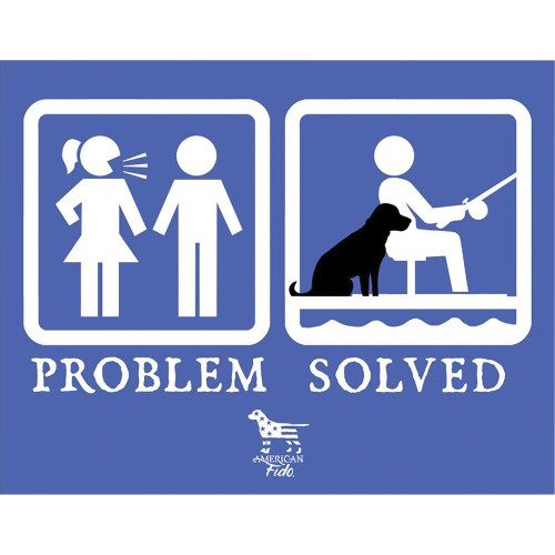 Problem Solved Metal Sign Desperate Enterprises (2405) Main Image