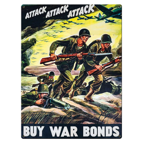 Buy War Bonds Metal Sign  AMIC887 Main Image