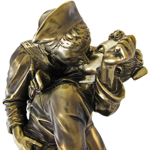The Kissing Sailor Cold Cast Bronze Sculpture 8897  Alt Image 2