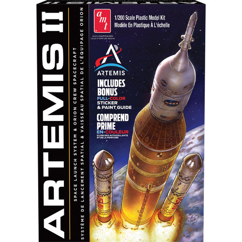 Artemis II 1/200 Kit w/ stickers AMT Models (AMT1557M) Main Image