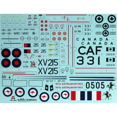 C-130E/H Hercules 1/72 Kit Alt Image 2