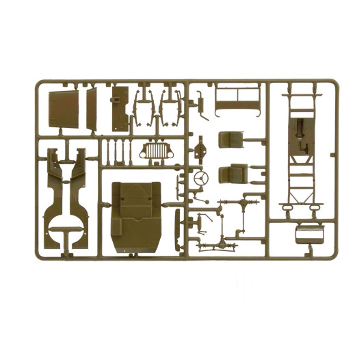 1/4-ton 4x4 Ambulance Jeep 1/35 Kit Alt Image 4