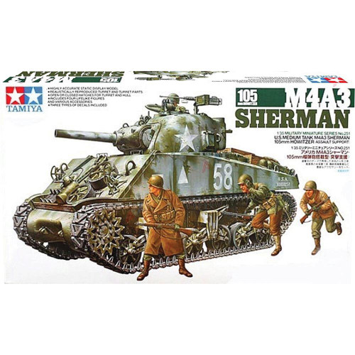 M4A3 SHERMAN 1/35 KIT Tamiya (35251) Main Image