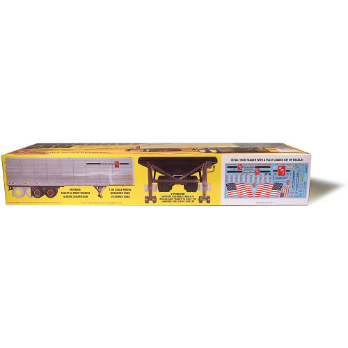 Fruehauf 40' Beaded Van Trailer 1/25 Kit AMT Models (AMT1478) Alt Image 1