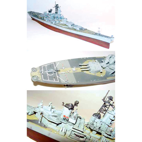 USS Wisconsin (BB-64) 1/700 Kit 1:700 Scale Alt Image 1