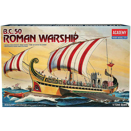 Roman Warship 50 B.C. 1/72 Kit 1:72 Scale Main Image