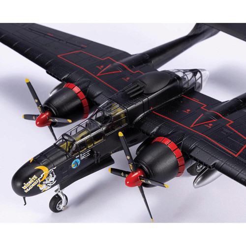 P-61B BLACK WIDOW 1/72 DIE CAST MODEL - AF1-0090E MIDNIGHT MADNESS 548TH NIGHT FIGHTER SQUADRON 1:72 Scale Alt Image 4
