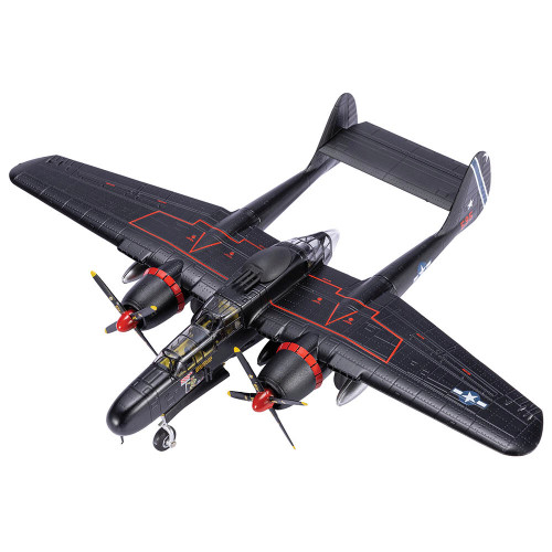 P-61B BLACK WIDOW 1/72 DIE CAST MODEL - AF1-0090F TIMES A WASTIN, 418TH NIGHT FIGHTER SQUADRON Main Image
