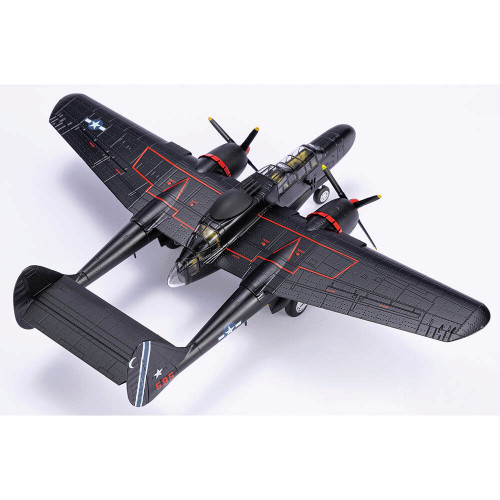 P-61B BLACK WIDOW 1/72 DIE CAST MODEL - AF1-0090F TIMES A WASTIN, 418TH NIGHT FIGHTER SQUADRON Alt Image 2