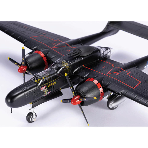 P-61B BLACK WIDOW 1/72 DIE CAST MODEL - AF1-0090F TIMES A WASTIN, 418TH NIGHT FIGHTER SQUADRON Alt Image 4