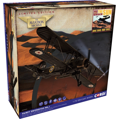 Fairey Swordfish MK.I 1/72 Die Cast Model Corgi (AA36312) Alt Image 1