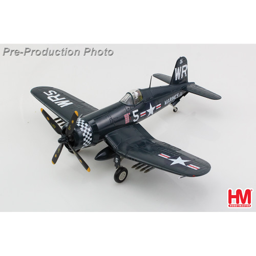 F4U-4 CORSAIR 1/48 DIE CAST MODEL - HA8228 Capt. Phillip C. Delong, VMF-312, USS Bataan, April 1951 Main Image