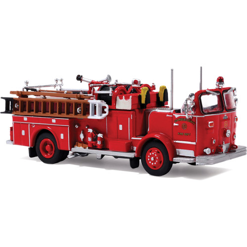 1965 Crown Fire Coach: LACoFD - Los Angeles County of Fire Department - Engine 51 1:87 Scale Main Image