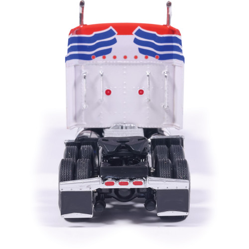 1990 Kenworth W900 - Red White and Blue 1:64 Scale Alt Image 6