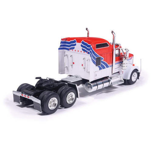 1990 Kenworth W900 - Red White and Blue 1:64 Scale Alt Image 1