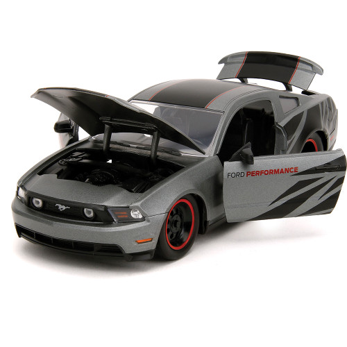 2010 Ford Mustang GT - Gray 1:24 Scale Alt Image 2