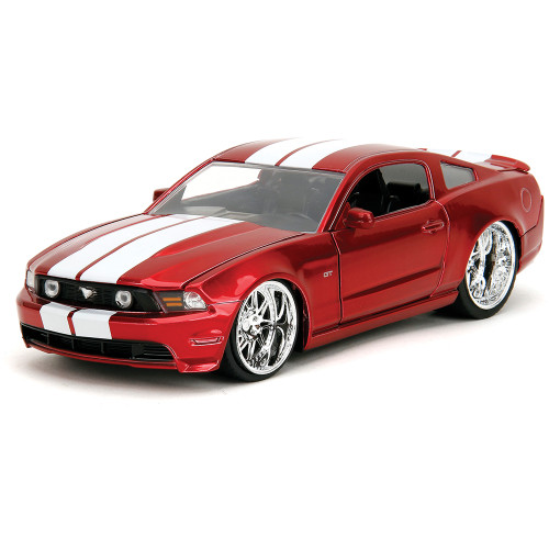 2010 Ford Mustang GT - Candy Red 1:24 Scale Alt Image 1