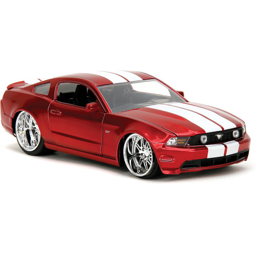 2010 Ford Mustang GT - Candy Red 1:24 Scale Alt Image 4