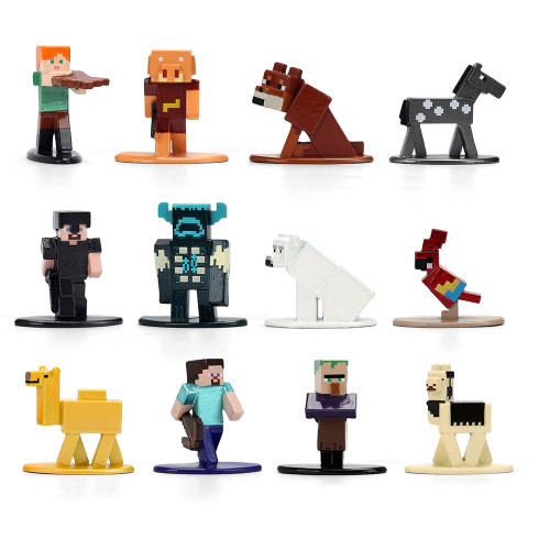 Minecraft Nano Metal figure 12-Pack  Alt Image 1