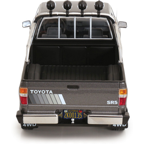 1985 Toyota Xtra Cab 4x4 Pickup - Gray 1:18 Scale Alt Image 4