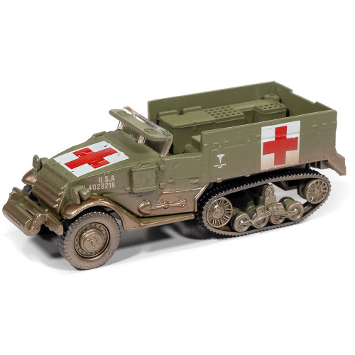 M2A1 Half Track Evac Ambulance - Olive Drab 1:64 Scale Main Image