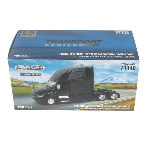 2025 Freightliner Cascadia Gen-5 Sleeper Tractor - Night-Shift Black 1:50 Scale Alt Image 8