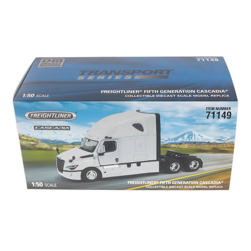 2025 Freightliner Cascadia Gen-5 Sleeper Tractor - Winter White 1:50 Scale Alt Image 8
