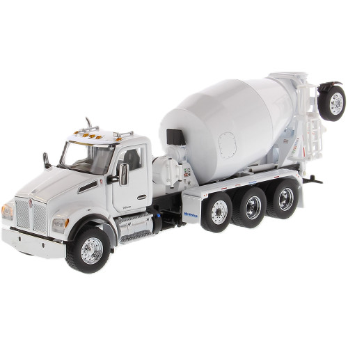 Kenworth T880S SBFA Tandem Mixer with Pusher & Tag Axles & McNeilus BridgeMaster Mixer 1:50 Scale Alt Image 1