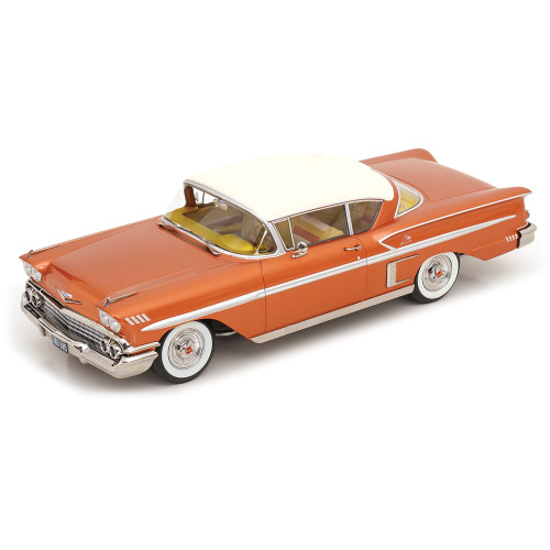 1958 Chevrolet Bel Air Impala Coupe - Copper/Cream 1:18 Scale Main Image