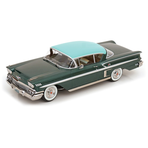 1958 Chevrolet Bel Air Impala Coupe - Green 1:18 Scale Main Image