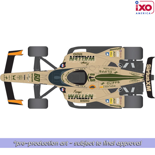110th Indianapolis 500 Champion - #60 Felix Rosenqvist / Meyer Shank Racing / SiriusXM Morgan Wallen 1:64 Scale Alt Image 2