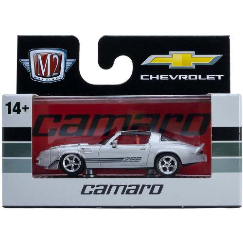 1980 Chevrolet Camaro Z28 - Silver 1:64 Scale Alt Image 2