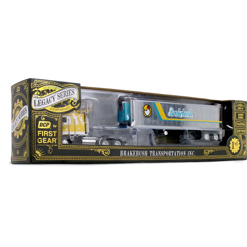 Kenworth® K100 COE Flat Top & 40' Vintage Trailer with Reefer - Legacy™ Series #6 - Brakebush 1:64 Scale Alt Image 4