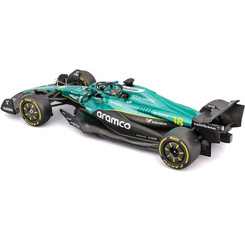 2025 F1 Aston Martin AMR25 w/helmet - Stroll #18 1:24 Scale Alt Image 2