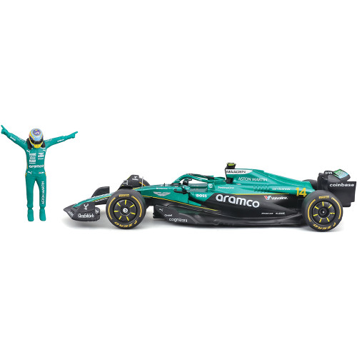 2025 F1 Aston Martin AMR25 w/figure - Alonso #14 1:24 Scale Alt Image 3