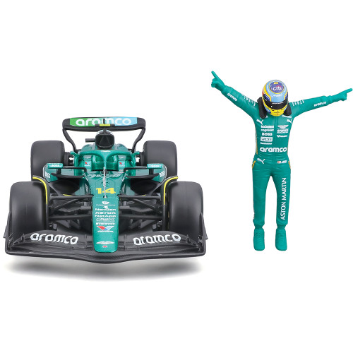 2025 F1 Aston Martin AMR25 w/figure - Alonso #14 1:24 Scale Alt Image 4