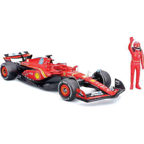 2024 F1 Scuderia Ferrari SF-24 w/Figure - Leclerc #16 1:24 Scale Alt Image 1